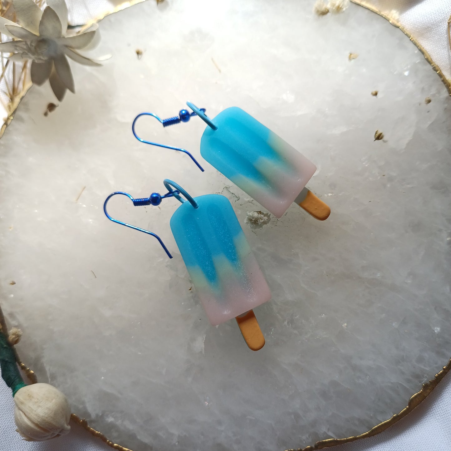 Popsicle Earrings On Hooks
