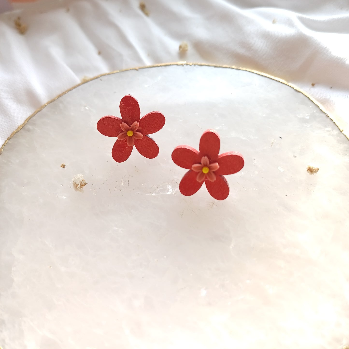 Floral Stud Earrings