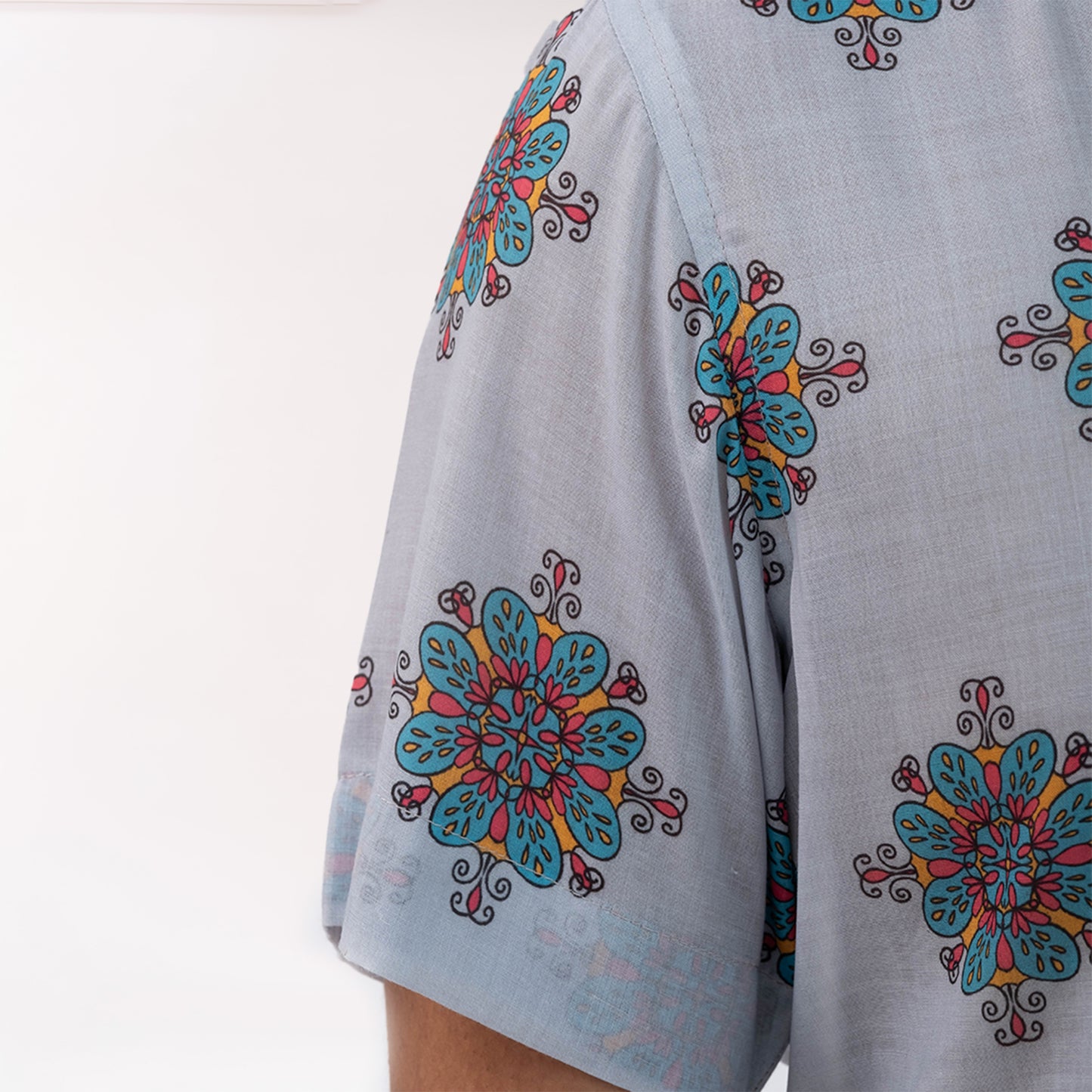 Floral Mandala Print Shirt
