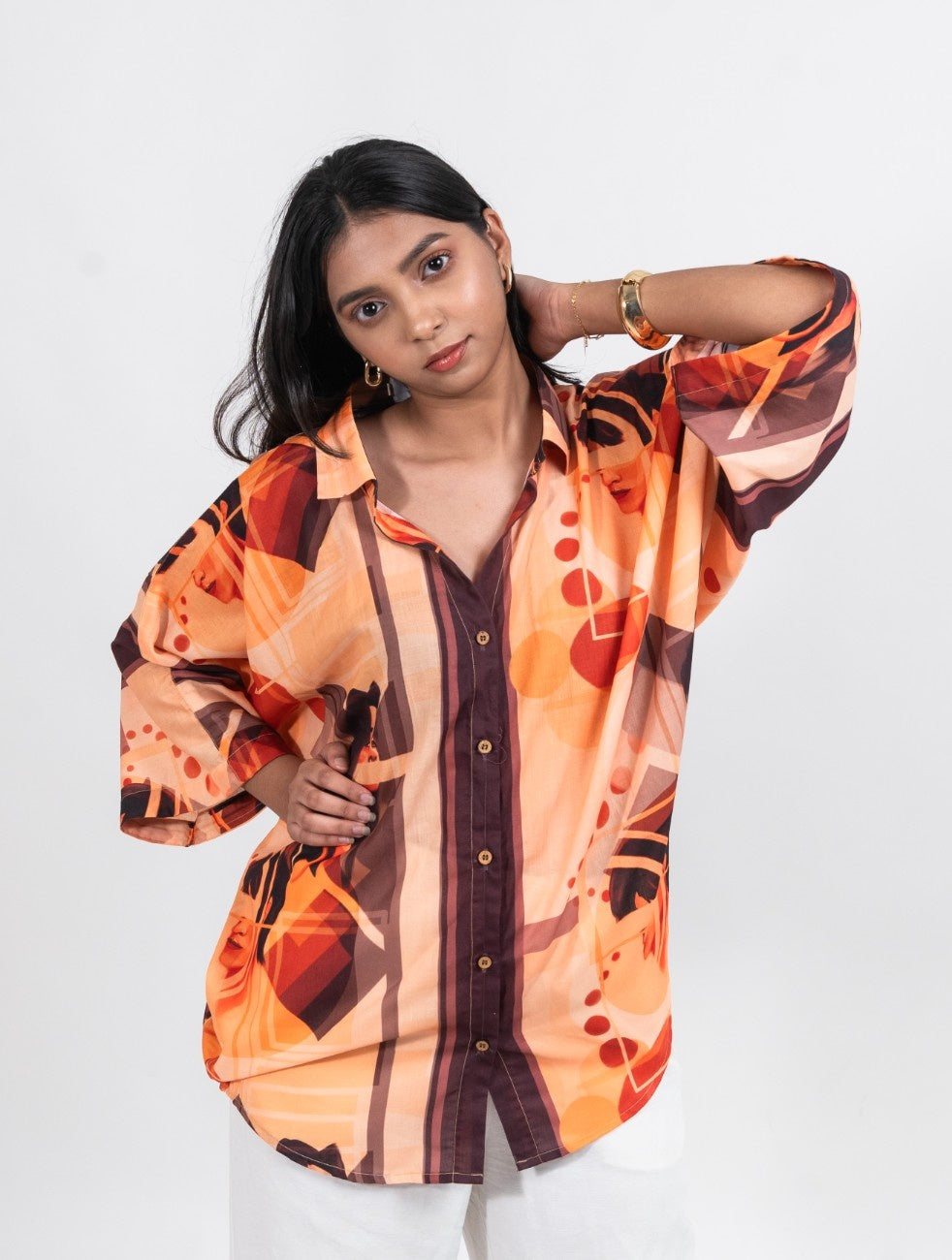 Printed full sleeve shirt