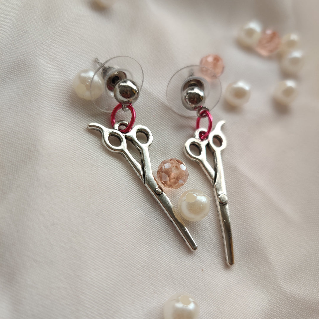 Metal Scissors Earrings