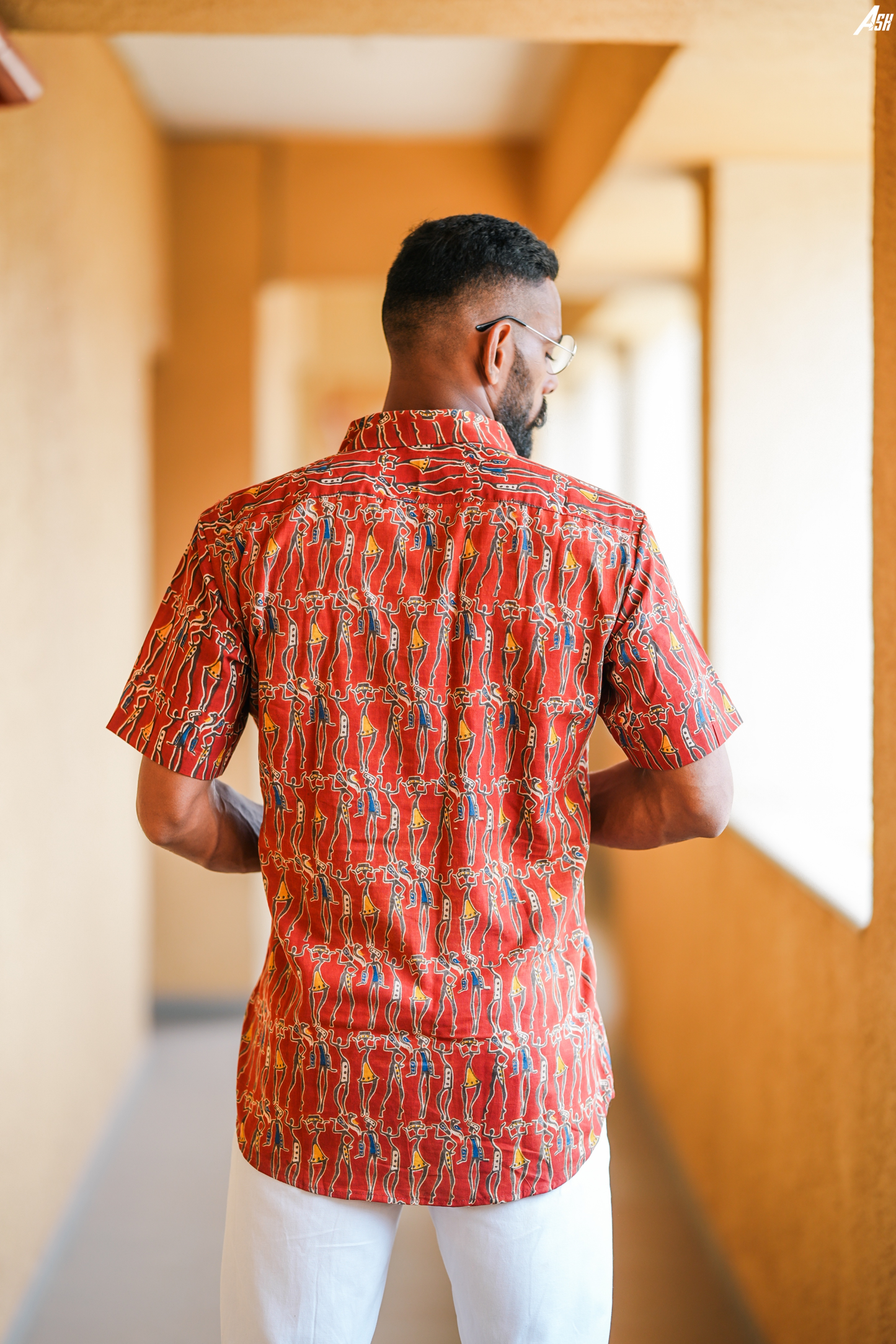 Warli Printed Hem Shirt