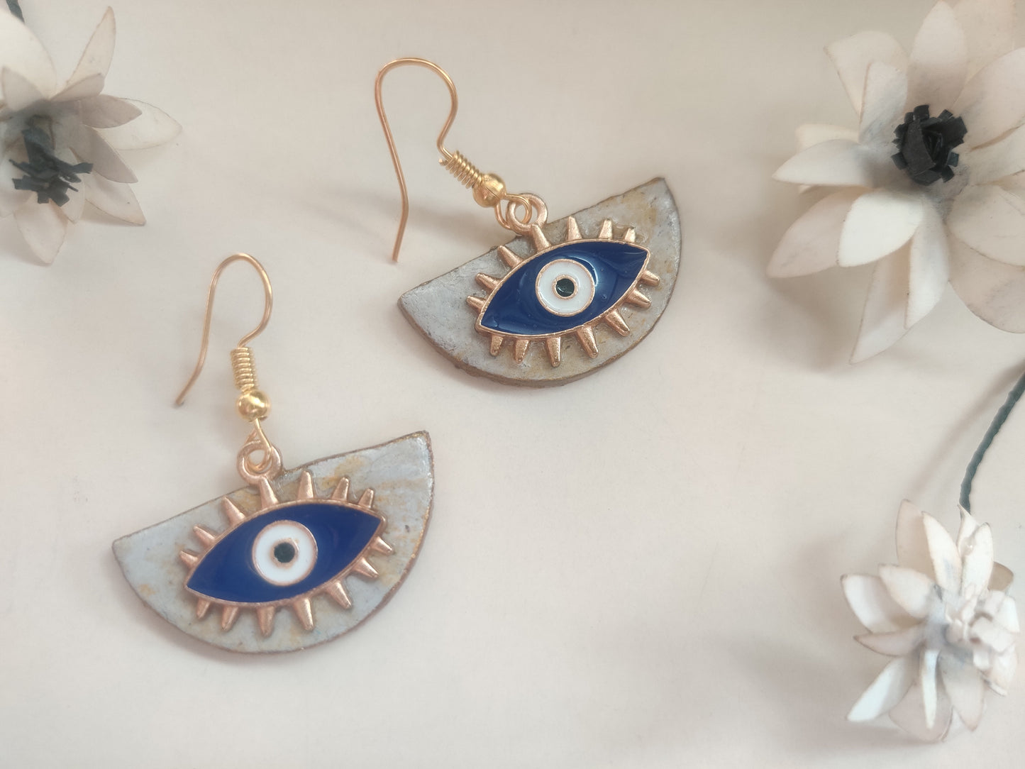 Handmade Evil Eye Earrings