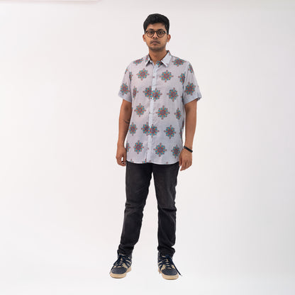 Floral Mandala Print Shirt