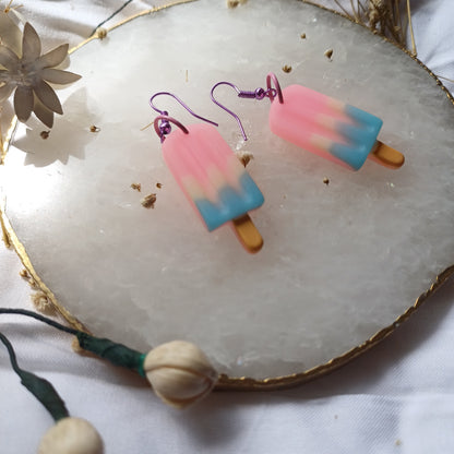 Popsicle Earrings On Hooks
