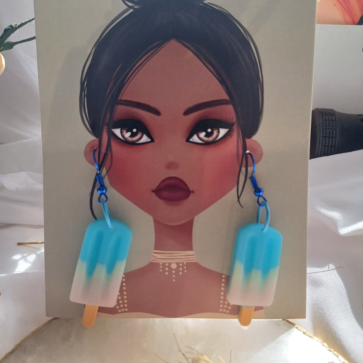 Popsicle Earrings On Hooks