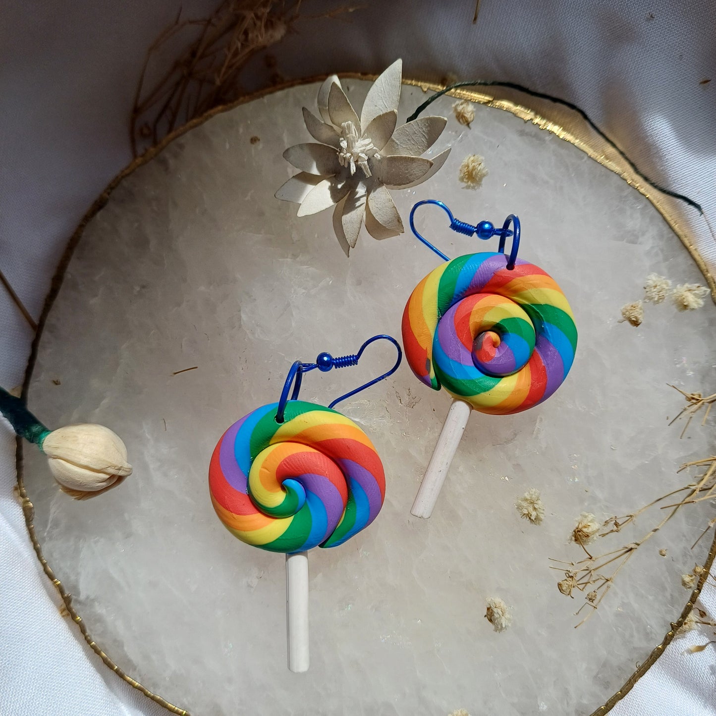 Colorful Lollipop Earrings