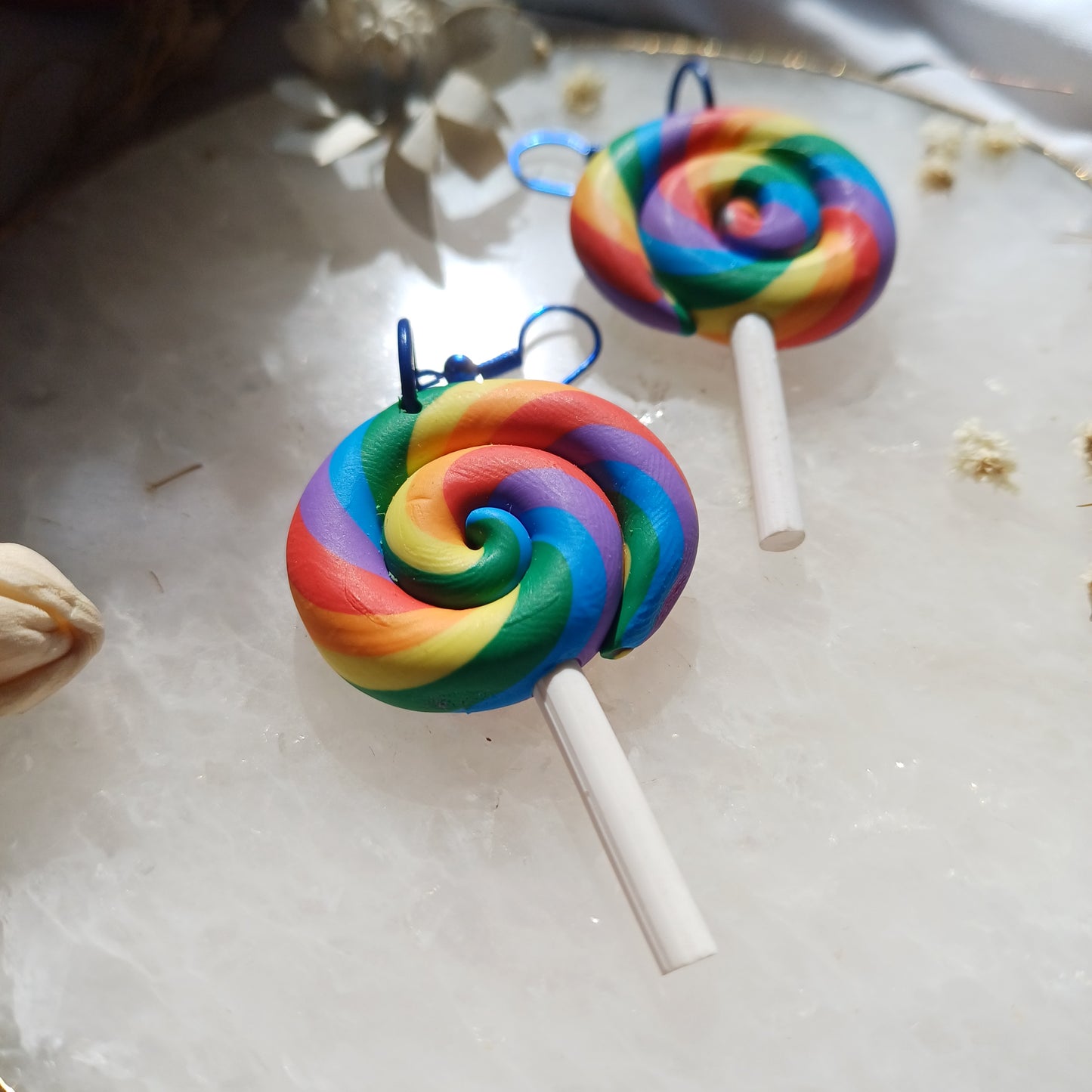 Colorful Lollipop Earrings