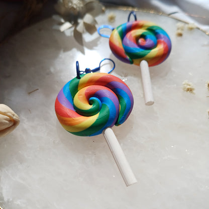 Colorful Lollipop Earrings