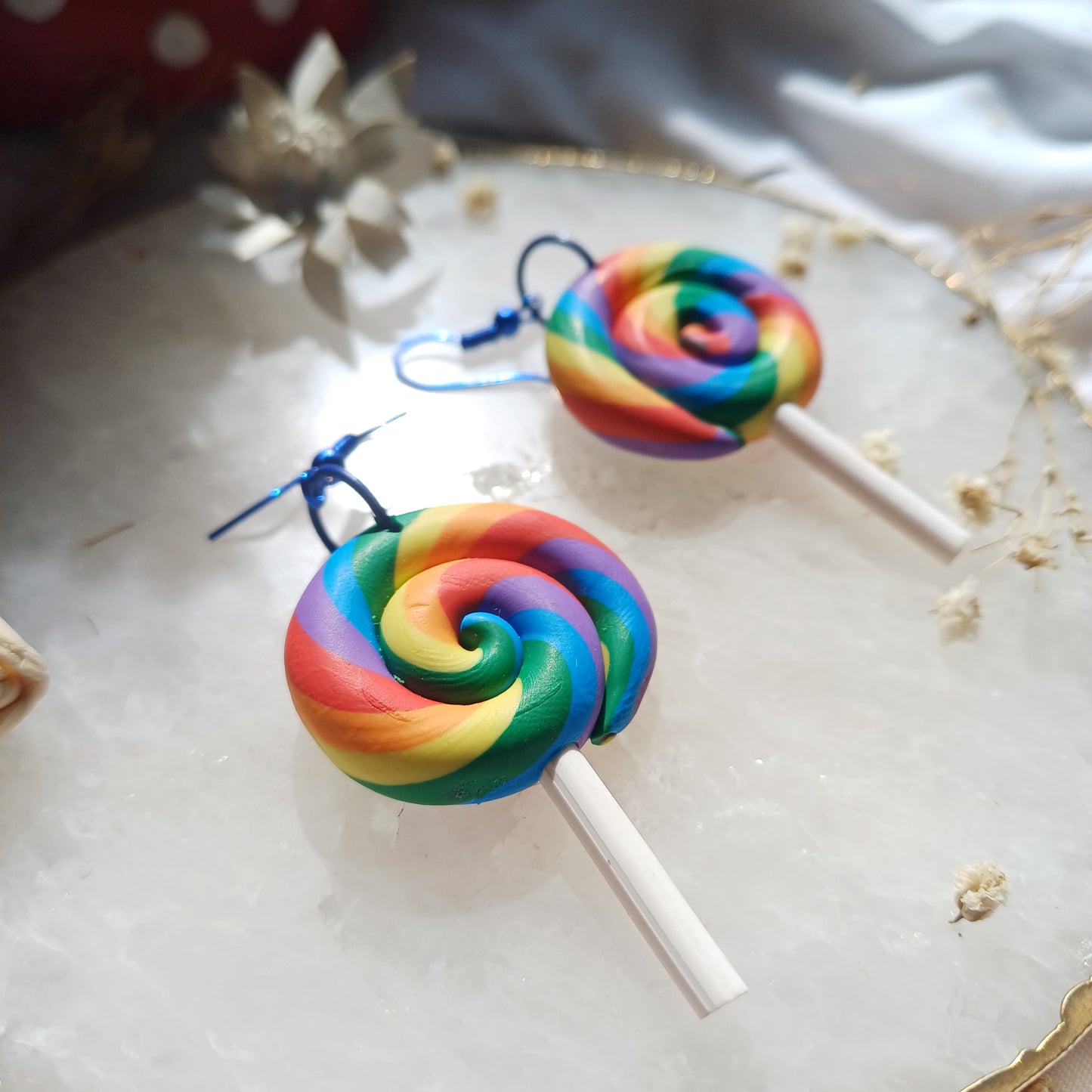 Colorful Lollipop Earrings