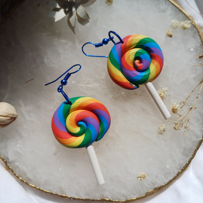 Colorful Lollipop Earrings
