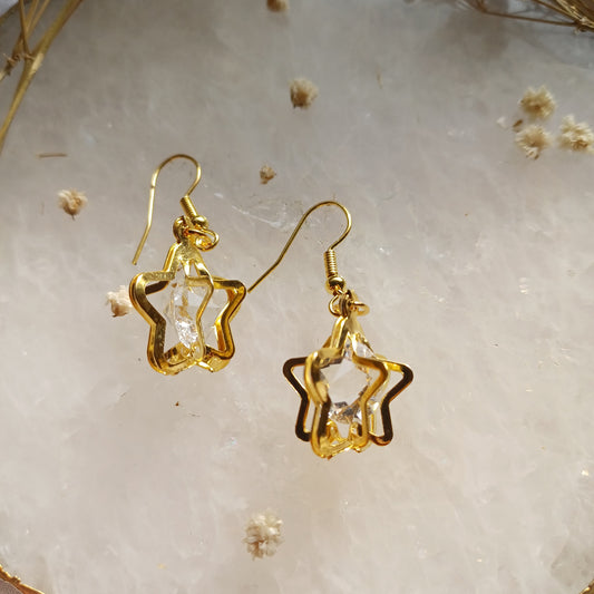 Golden Star Earrings
