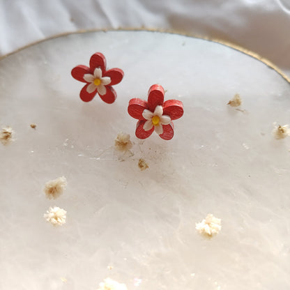Small Flower Stud Earrings