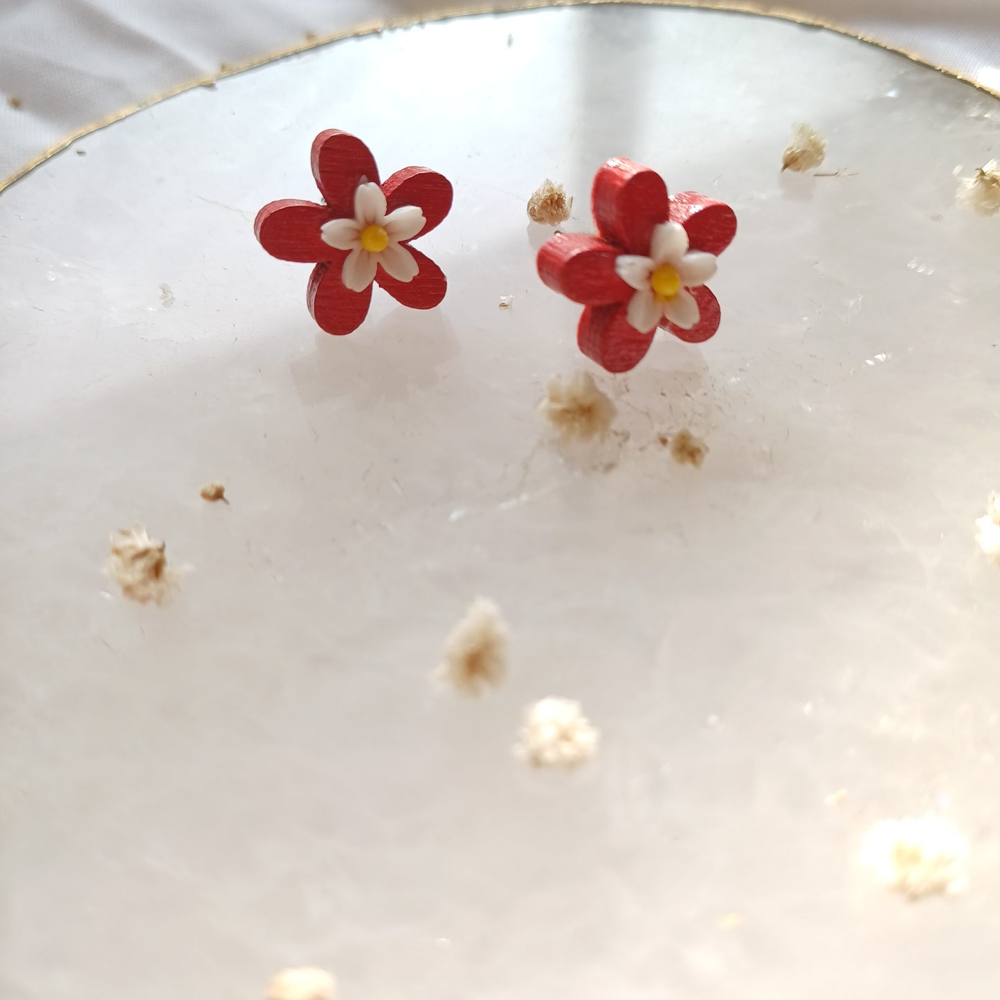 Small Flower Stud Earrings