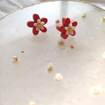 Small Flower Stud Earrings