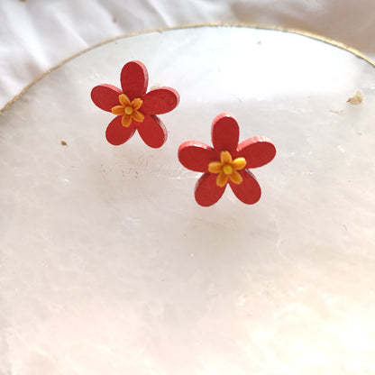 Floral Stud Earrings
