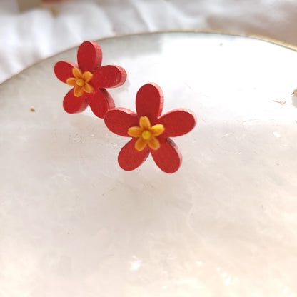 Floral Stud Earrings