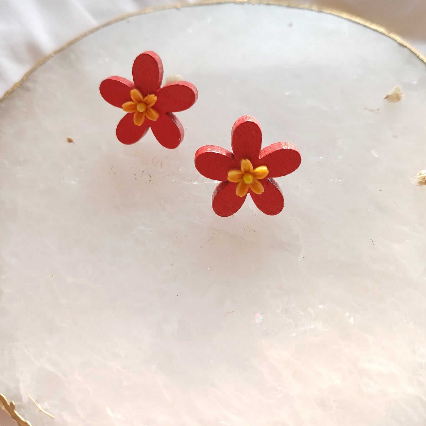 Floral Stud Earrings