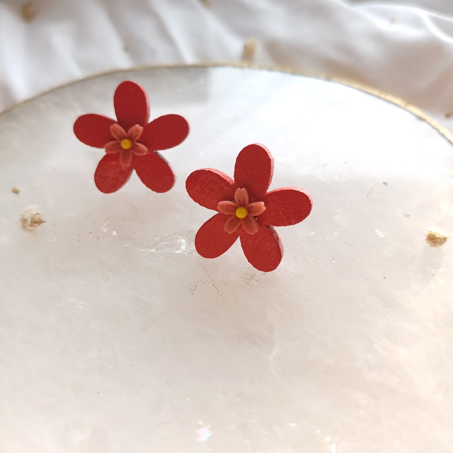 Floral Stud Earrings