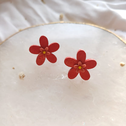 Floral Stud Earrings