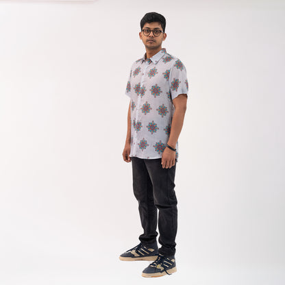 Floral Mandala Print Shirt