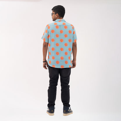 Tangerine Print Shirt