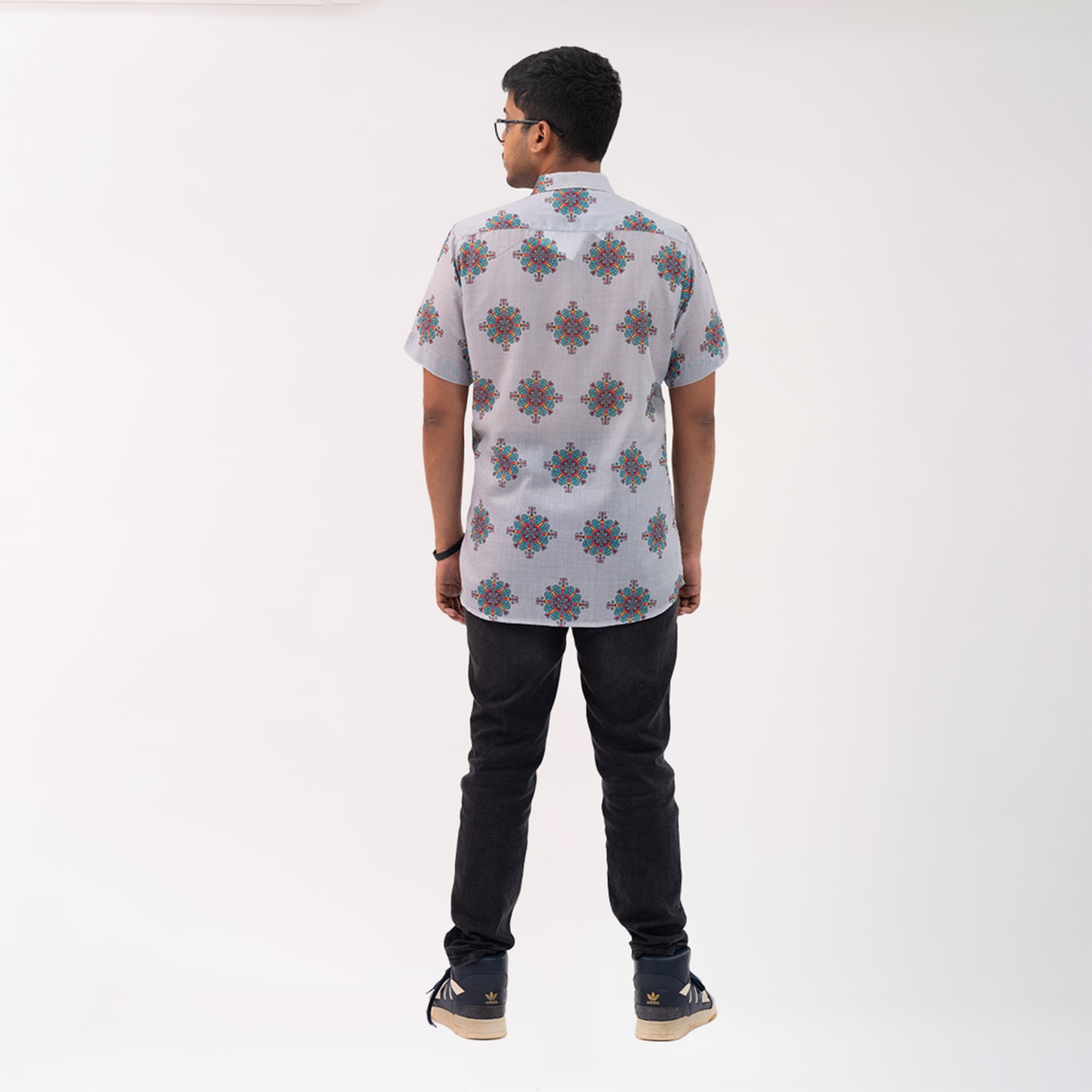 Floral Mandala Print Shirt