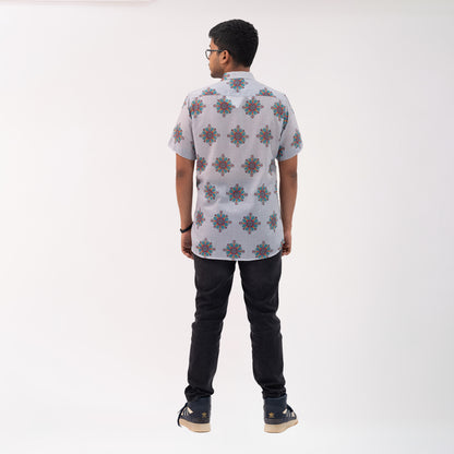 Floral Mandala Print Shirt