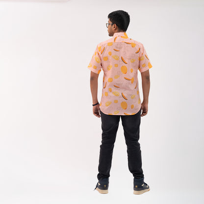 Mango Print Short Sleeves Shirt