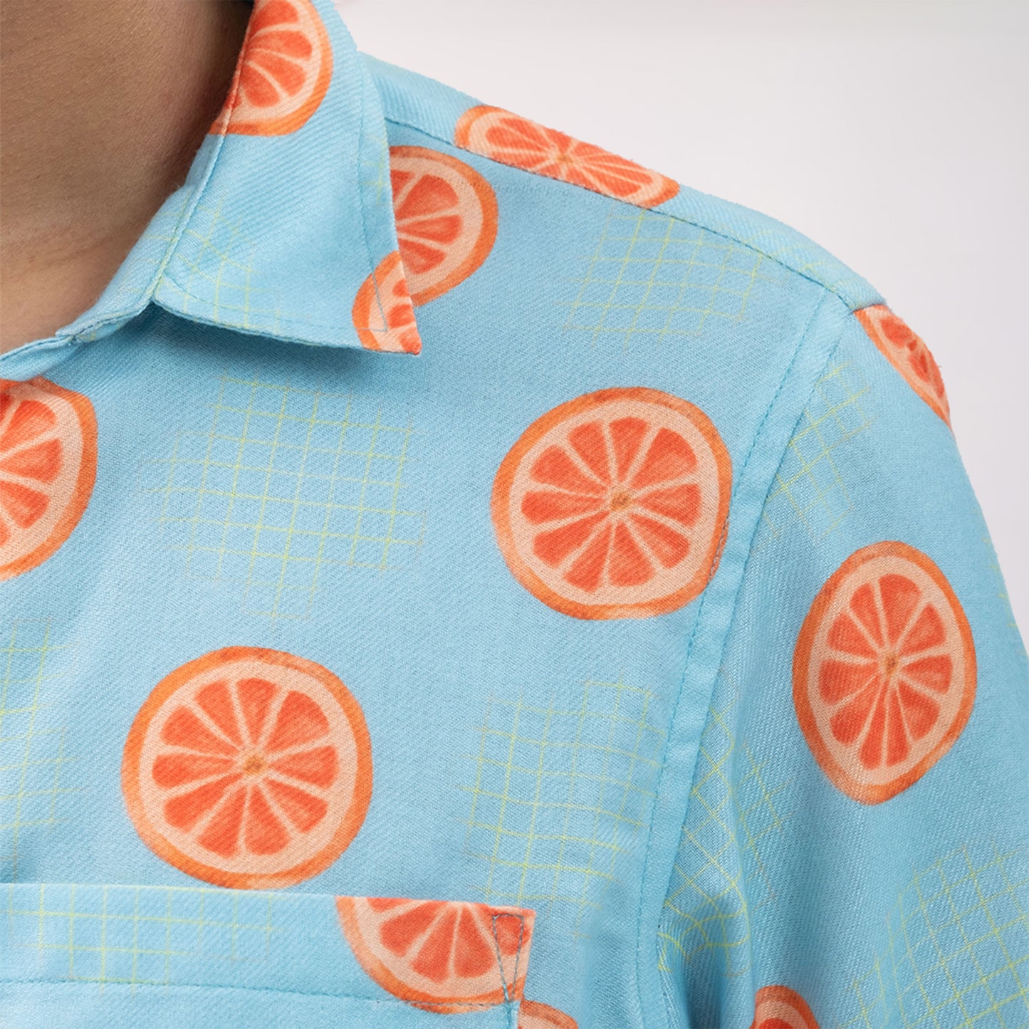 Tangerine Print Shirt