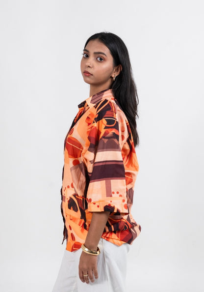 Printed full sleeve shirt