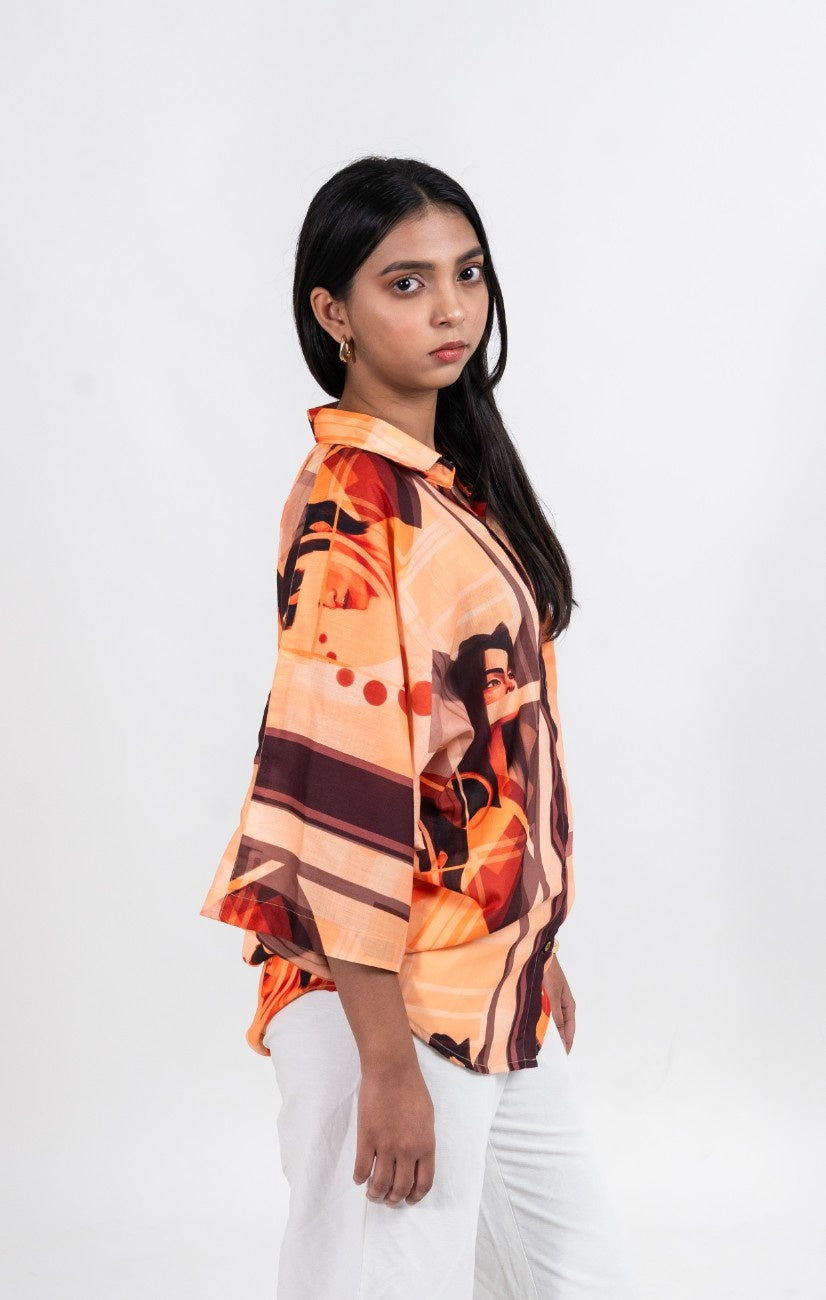 Printed full sleeve shirt