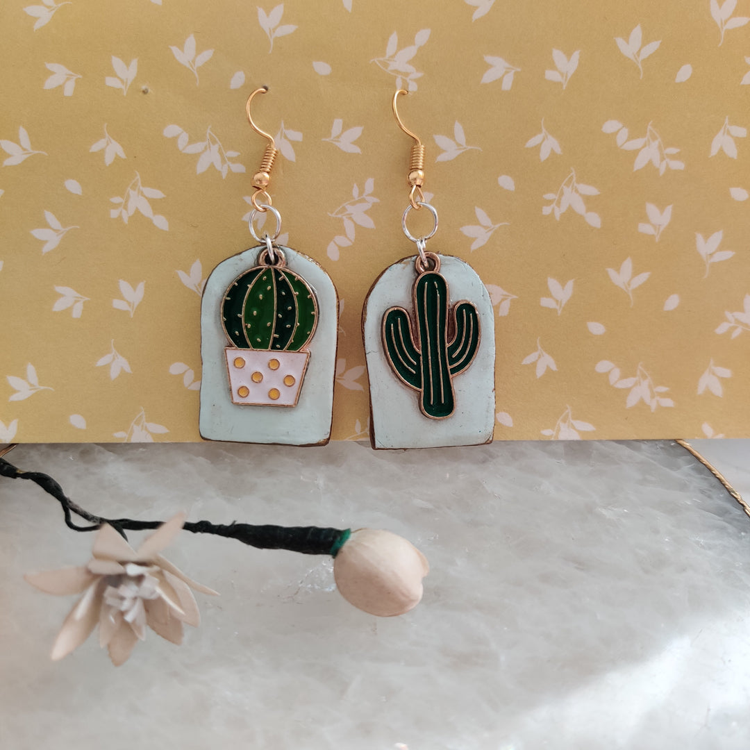 Mix-Match Cactus Earrings