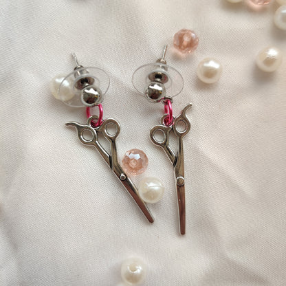 Metal Scissors Earrings