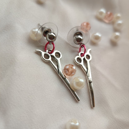 Metal Scissors Earrings