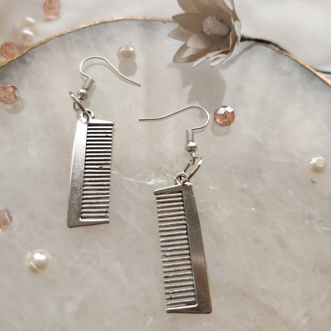 Metal Comb Earrings