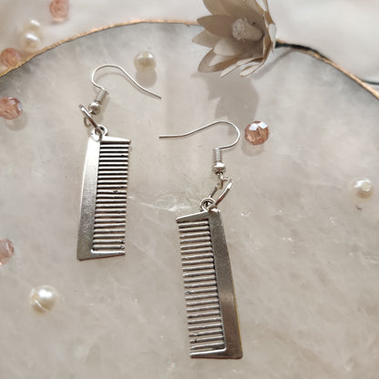 Metal Comb Earrings