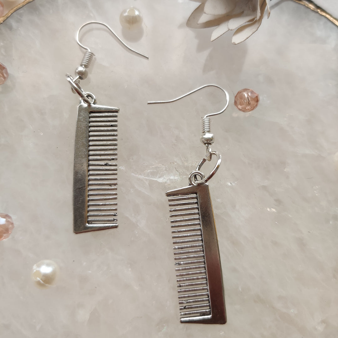 Metal Comb Earrings