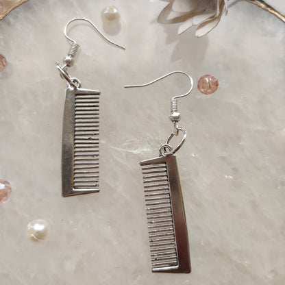 Metal Comb Earrings