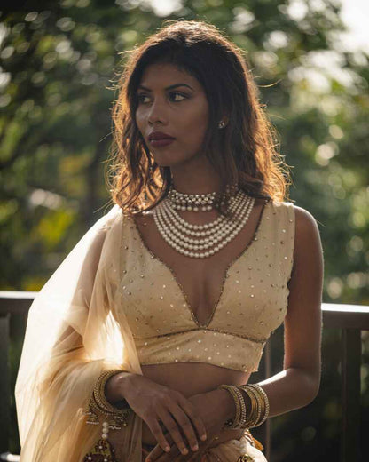 Subtle Bold multicoloured lehenga