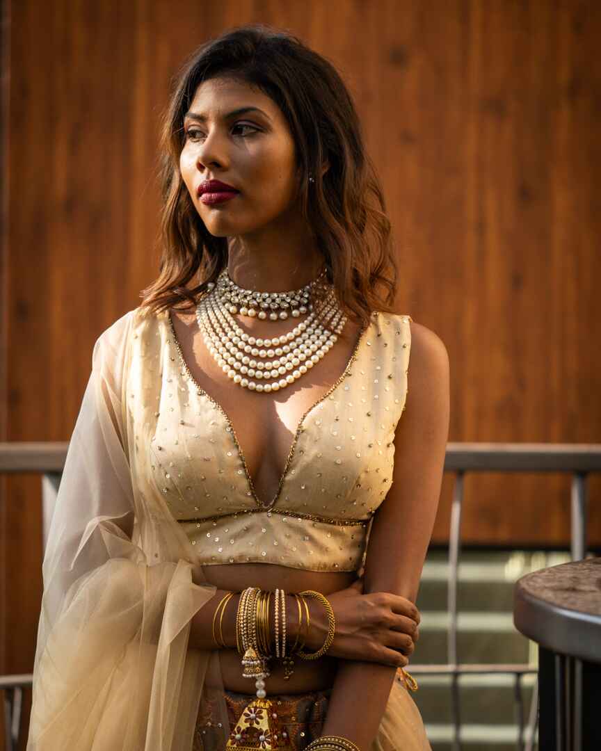 Subtle Bold multicoloured lehenga