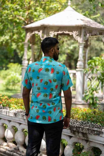 Watermelon Printed Short Sleeve Shirt