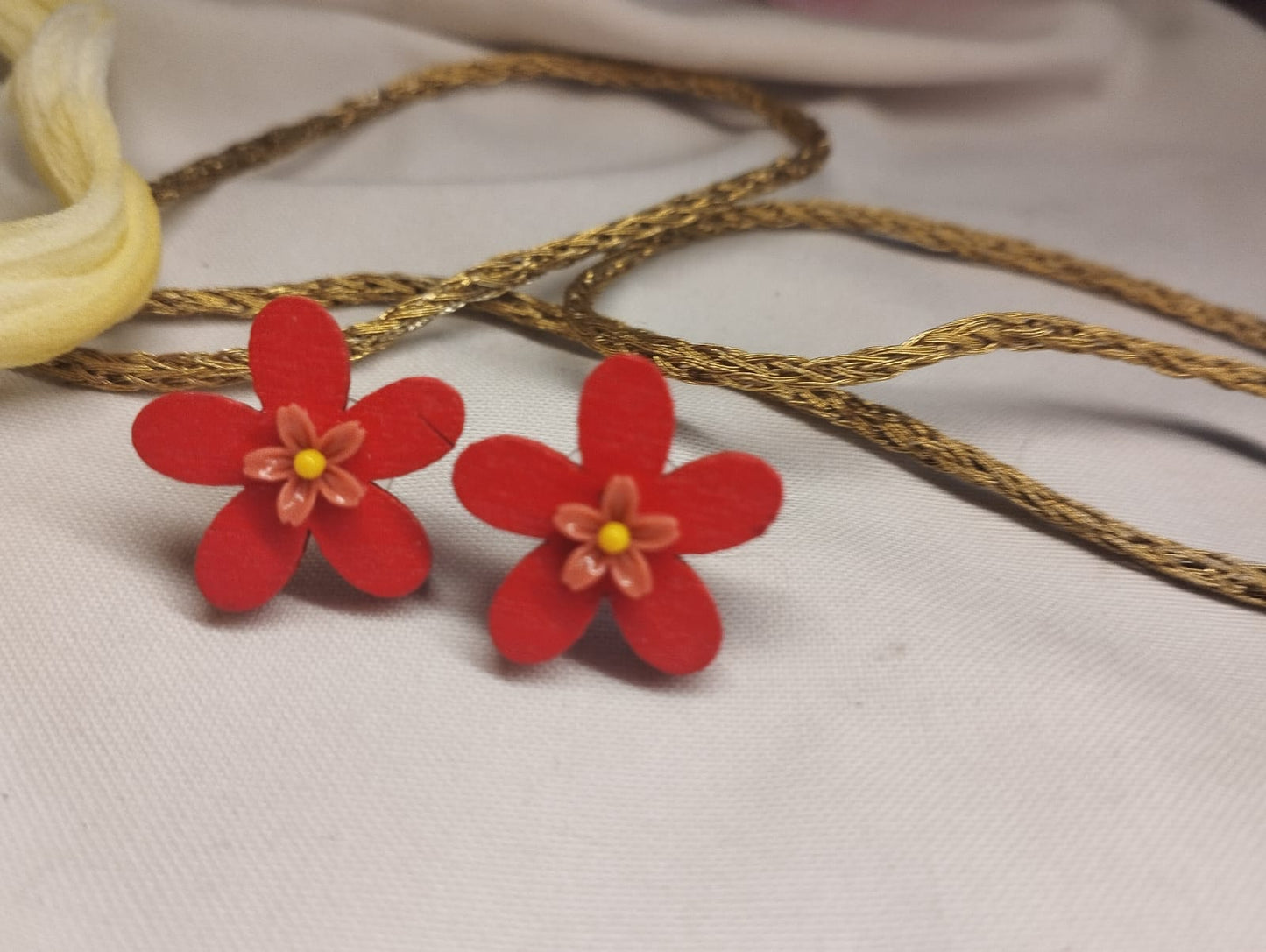Floral Stud Earrings