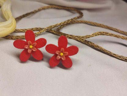 Floral Stud Earrings