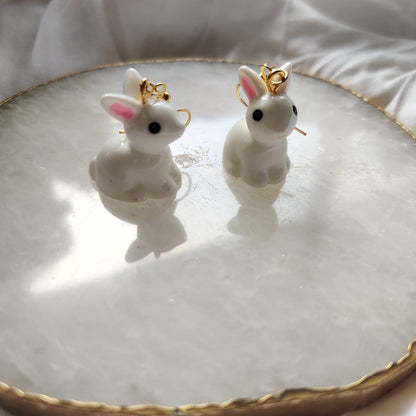 Rabbit Charm Earrings