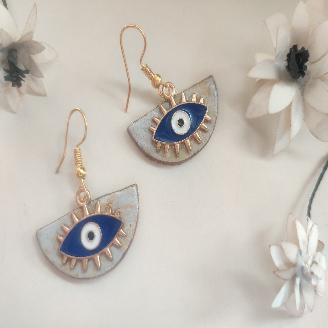Handmade Evil Eye Earrings