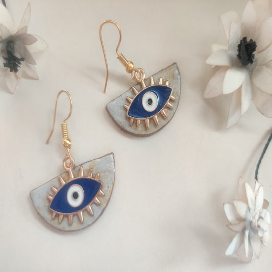 Handmade Evil Eye Earrings