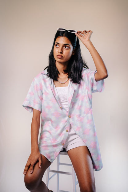 Women's Pastel Blue Shirt