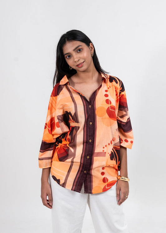 Printed full sleeve shirt